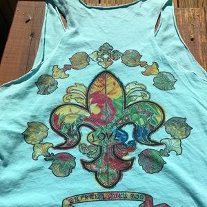 2B Free Fleur De Lis Tank L